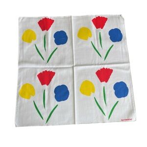 Set of 13 Marimekko by Fallani & Cohn Square Cloth Napkins Floral Tulip Reusable